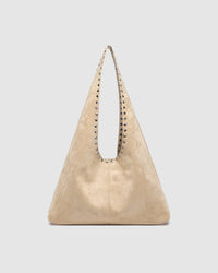 HAILEY SUEDETTE SHOULDER BAG BLONDE_by_LOUENHIDE_women's_in_New Zealand_ HAILEY SUEDETTE SHOULDER BAG BLONDE _