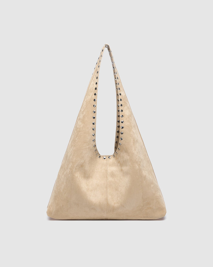 HAILEY SUEDETTE SHOULDER BAG BLONDE_by_LOUENHIDE_women's_in_New Zealand_ HAILEY SUEDETTE SHOULDER BAG BLONDE _
