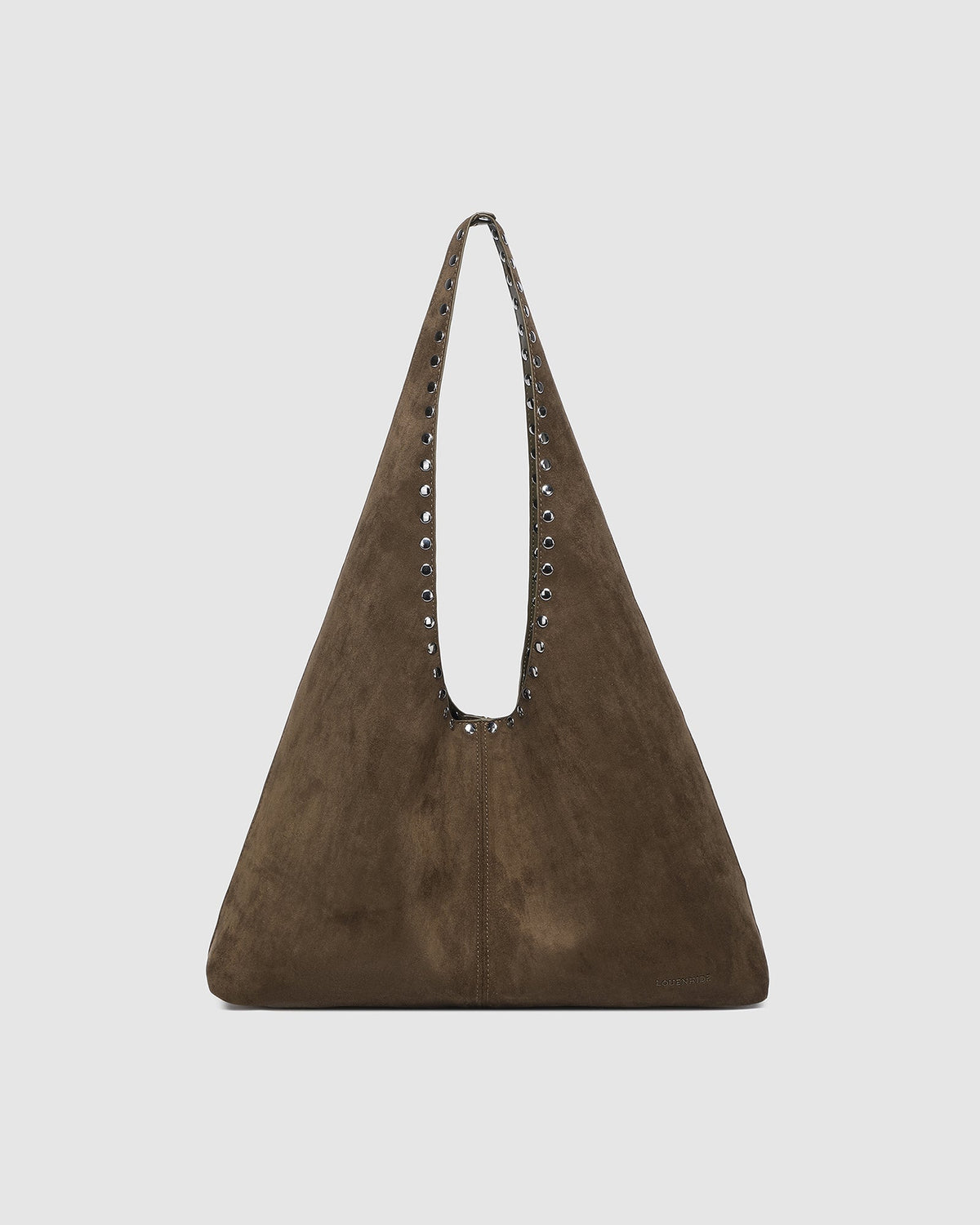 HAILEY SUEDETTE SHOULDER BAG OLIVE BROWN_by_LOUENHIDE_women's_in_New Zealand_ HAILEY SUEDETTE SHOULDER BAG OLIVE BROWN _