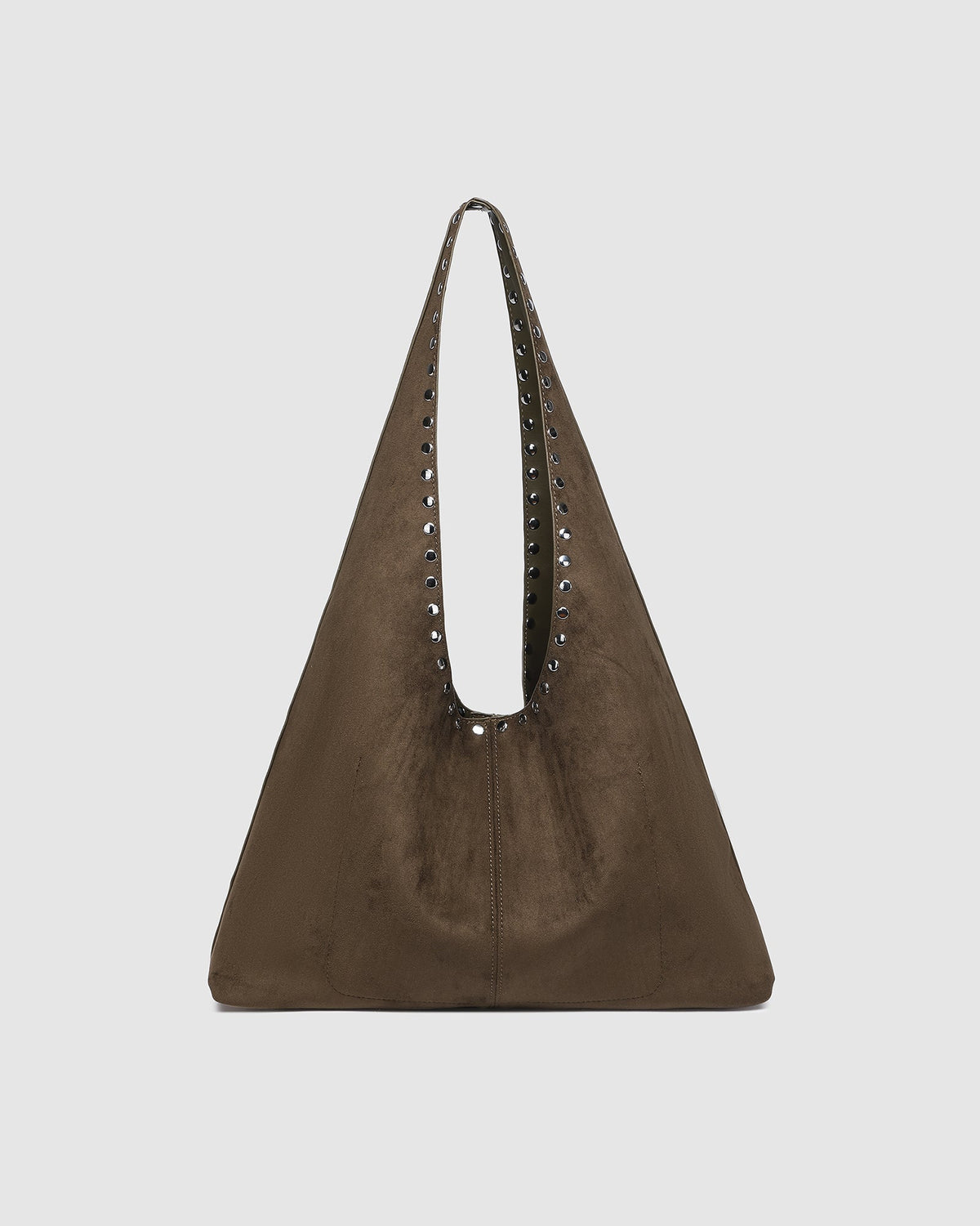 HAILEY SUEDETTE SHOULDER BAG OLIVE BROWN_by_LOUENHIDE_women's_in_New Zealand_ HAILEY SUEDETTE SHOULDER BAG OLIVE BROWN _
