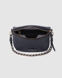 LOUENHIDE_HALSEY SLING BAG NAVY _ HALSEY SLING BAG NAVY _ Ebony Boutique NZ