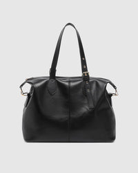 HAMPTON TOTE BAG BLACK_by_LOUENHIDE_women's_in_New Zealand_ HAMPTON TOTE BAG BLACK _