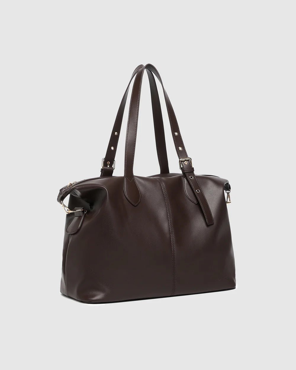 HAMPTON TOTE BAG CHOCOLATE_by_LOUENHIDE_women's_in_New Zealand_ HAMPTON TOTE BAG CHOCOLATE _