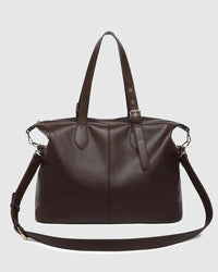HAMPTON TOTE BAG CHOCOLATE_by_LOUENHIDE_women's_in_New Zealand_ HAMPTON TOTE BAG CHOCOLATE _