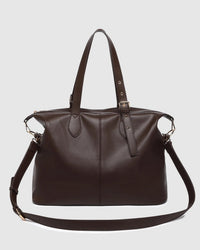 HAMPTON TOTE BAG CHOCOLATE_by_LOUENHIDE_women's_in_New Zealand_ HAMPTON TOTE BAG CHOCOLATE _