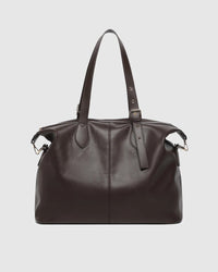HAMPTON TOTE BAG CHOCOLATE_by_LOUENHIDE_women's_in_New Zealand_ HAMPTON TOTE BAG CHOCOLATE _