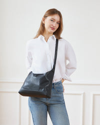 HELENA SHOULDER BAG BLACK_by_LOUENHIDE_women's_in_New Zealand_ HELENA SHOULDER BAG BLACK _