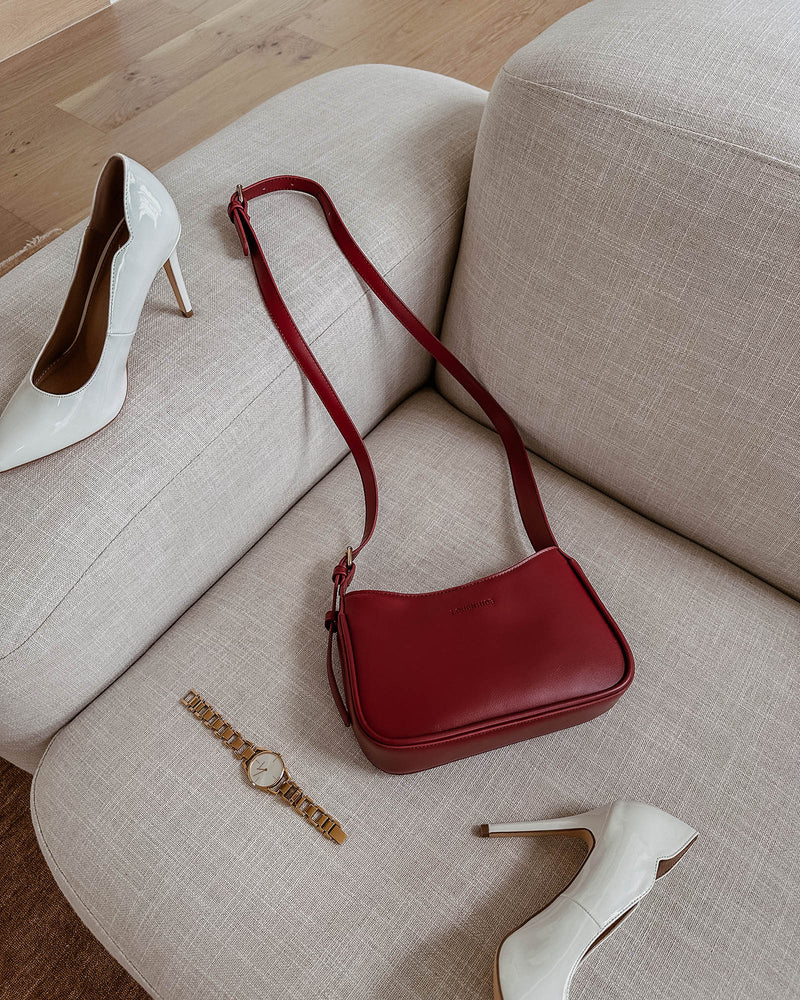 LOUENHIDE_IVY SHOULDER BAG CHERRY _ IVY SHOULDER BAG CHERRY _ Ebony Boutique NZ