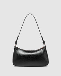 LOUENHIDE_JACQUELINE SHOULDER BAG BLACK PATENT _ JACQUELINE SHOULDER BAG BLACK PATENT _ Ebony Boutique NZ