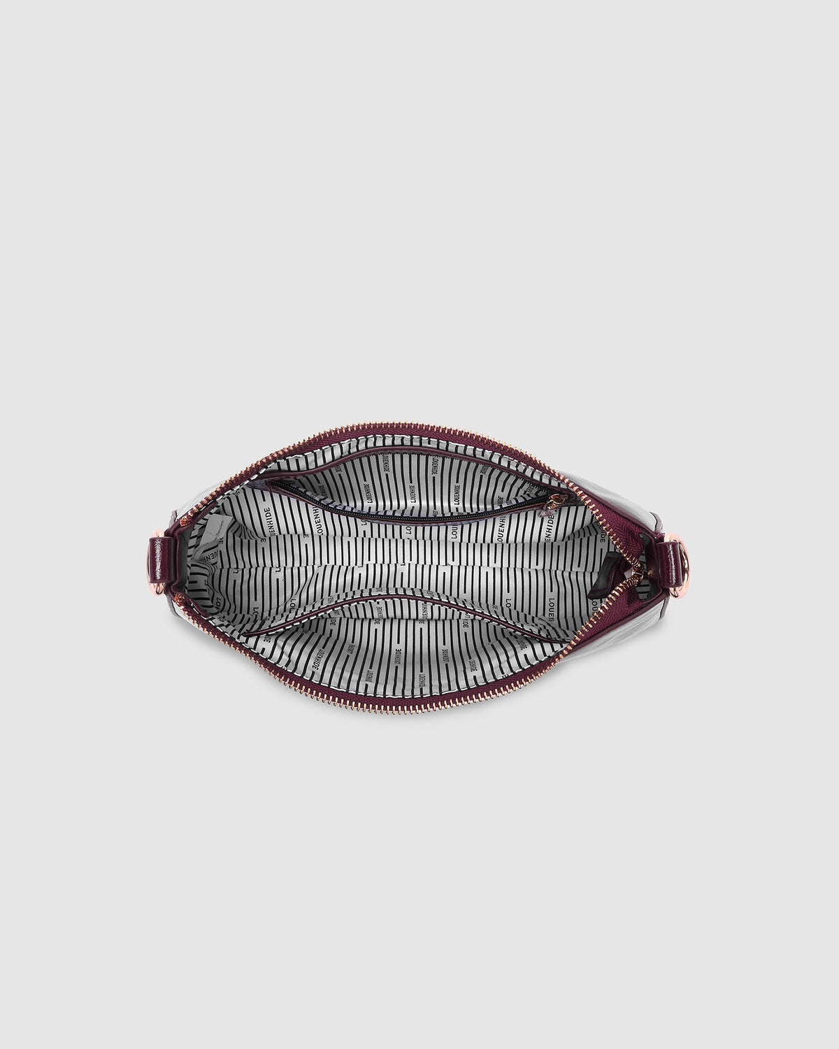 LOUENHIDE_JACQUELINE SHOULDER BAG BURGUNDY PATENT _ JACQUELINE SHOULDER BAG BURGUNDY PATENT _ Ebony Boutique NZ