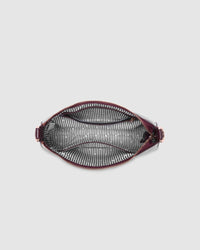 LOUENHIDE_JACQUELINE SHOULDER BAG BURGUNDY PATENT _ JACQUELINE SHOULDER BAG BURGUNDY PATENT _ Ebony Boutique NZ