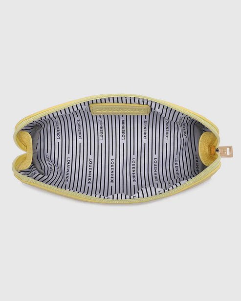 LOUENHIDE_JAYNE MAKEUP BAG LEMON _ JAYNE MAKEUP BAG LEMON _ Ebony Boutique NZ