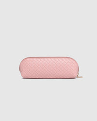 LOUENHIDE_JAYNE WOVEN MAKEUP BAG PINK _ JAYNE WOVEN MAKEUP BAG PINK _ Ebony Boutique NZ