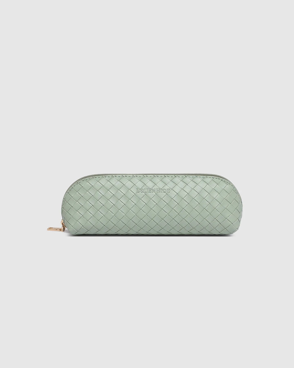 LOUENHIDE_JAYNE WOVEN MAKEUP BAG SAGE GREEN _ JAYNE WOVEN MAKEUP BAG SAGE GREEN _ Ebony Boutique NZ