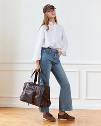 JENN NYLON TRAVEL BAG CHOCOLATE_by_LOUENHIDE_women's_in_New Zealand_ JENN NYLON TRAVEL BAG CHOCOLATE _