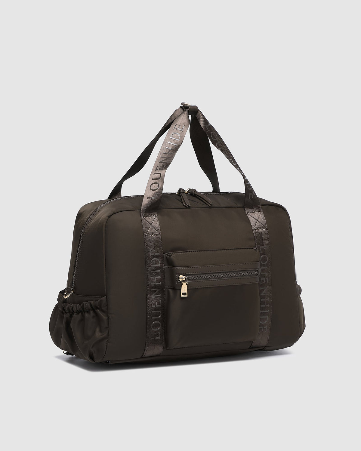 JENN NYLON TRAVEL BAG CHOCOLATE_by_LOUENHIDE_women's_in_New Zealand_ JENN NYLON TRAVEL BAG CHOCOLATE _