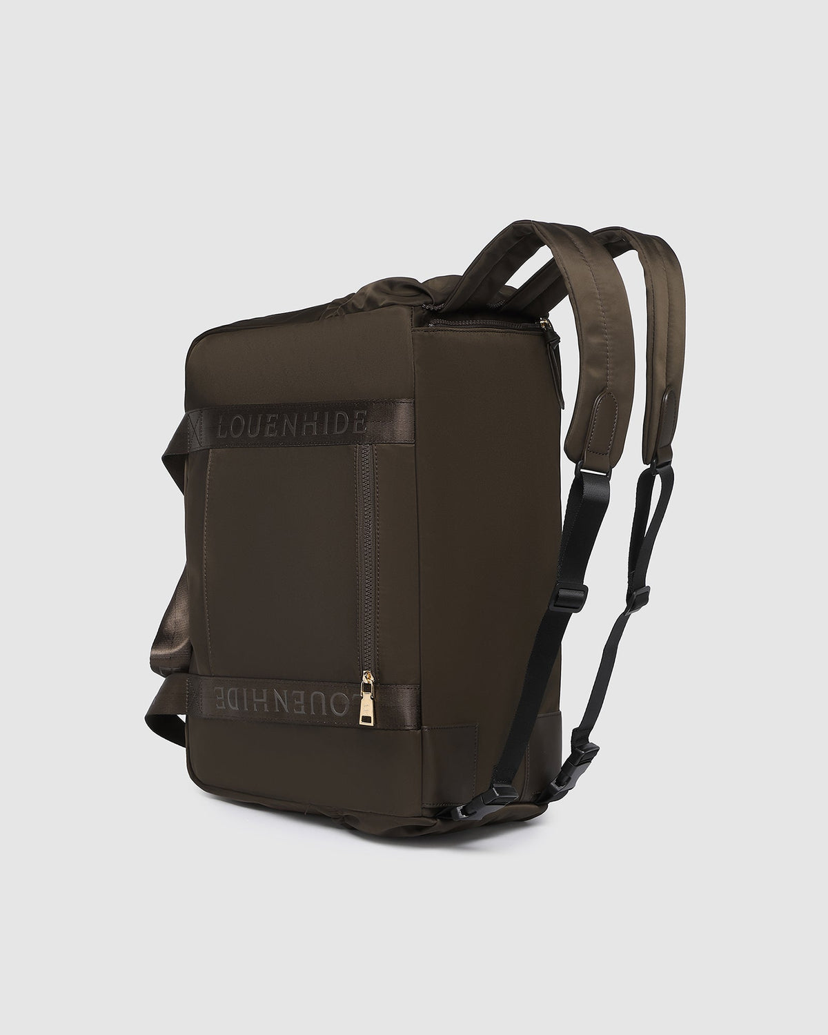 JENN NYLON TRAVEL BAG CHOCOLATE_by_LOUENHIDE_women's_in_New Zealand_ JENN NYLON TRAVEL BAG CHOCOLATE _