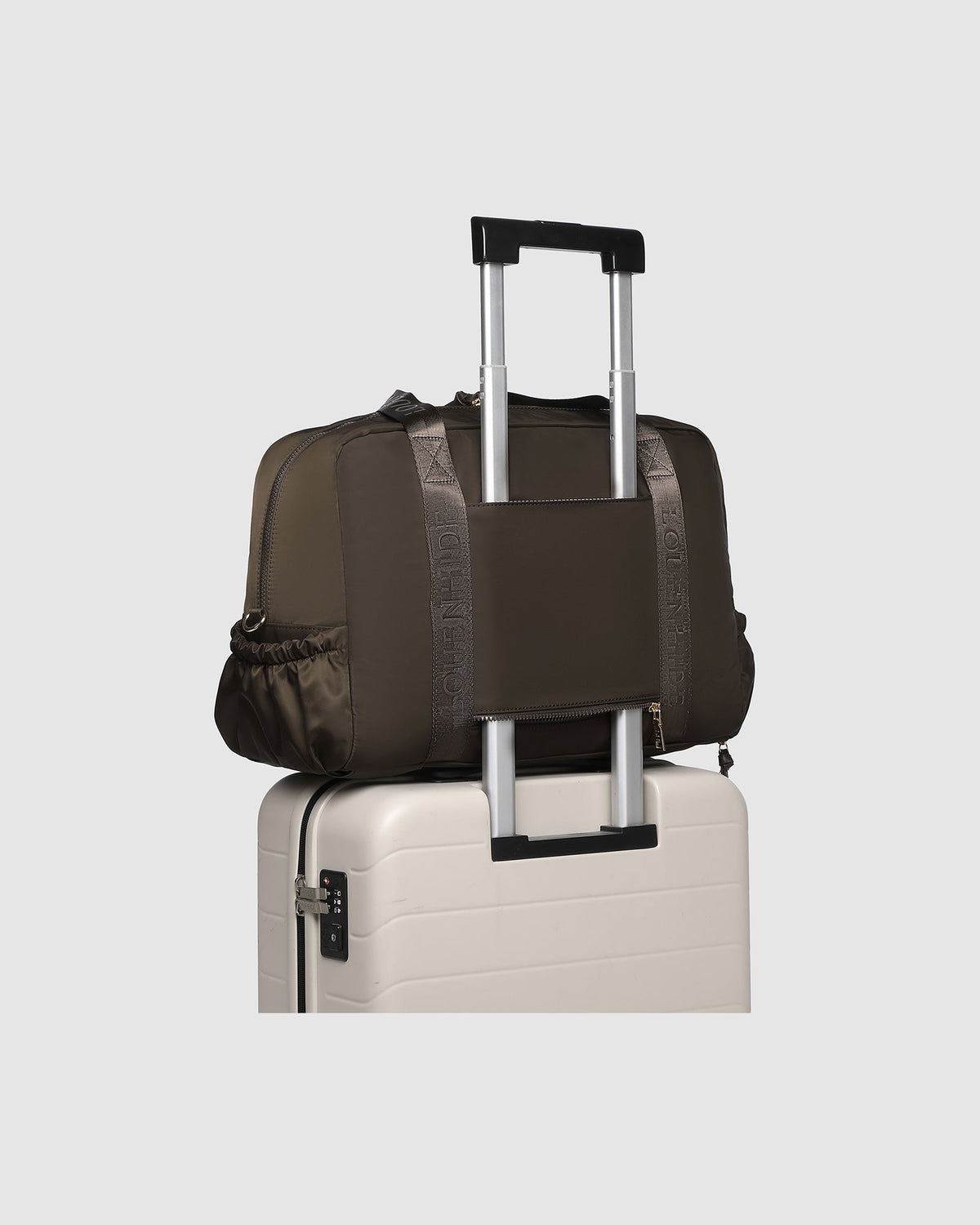 JENN NYLON TRAVEL BAG CHOCOLATE_by_LOUENHIDE_women's_in_New Zealand_ JENN NYLON TRAVEL BAG CHOCOLATE _