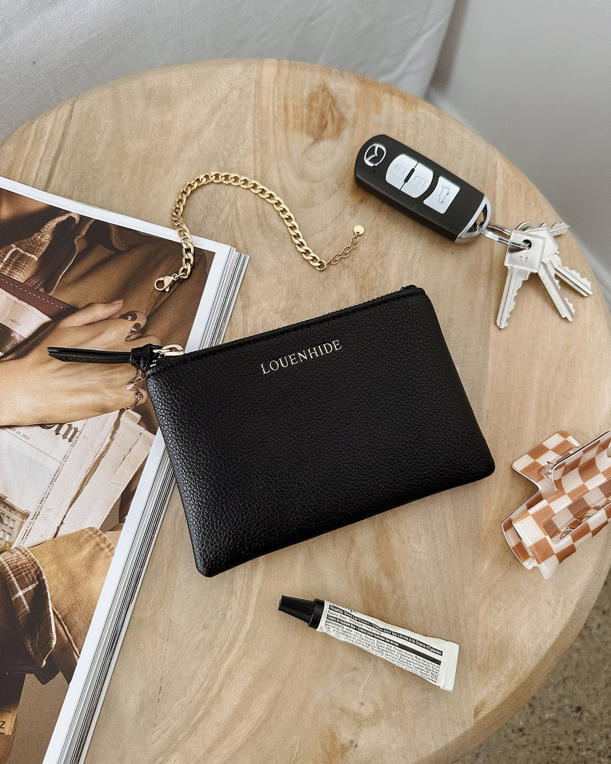 LOUENHIDE_KUTA PURSE BLACK _ KUTA PURSE BLACK _ Ebony Boutique NZ