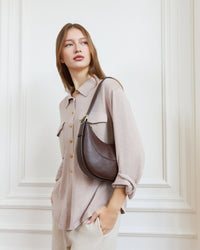 LANE CROSSBODY BAG CHOCOLATE_by_LOUENHIDE_women's_in_New Zealand_ LANE CROSSBODY BAG CHOCOLATE _