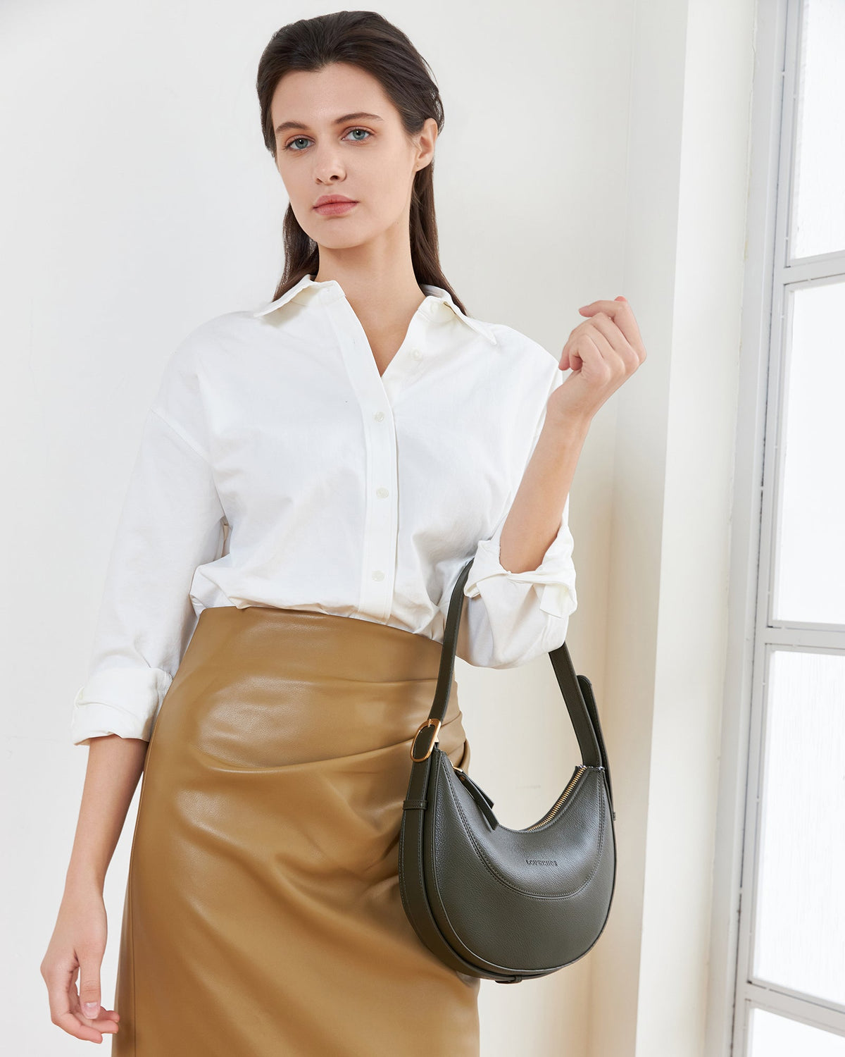 LANE CROSSBODY BAG OLIVE_by_LOUENHIDE_women's_in_New Zealand_ LANE CROSSBODY BAG OLIVE _