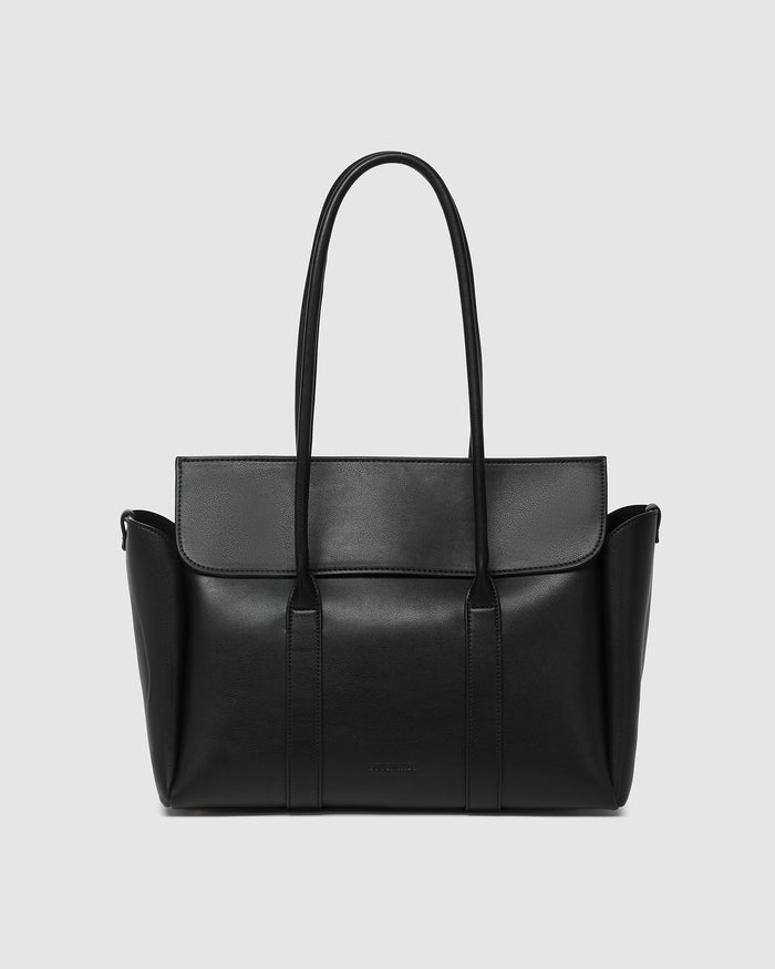 LOUENHIDE_LEIGHTON TOTE BAG BLACK _ LEIGHTON TOTE BAG BLACK _ Ebony Boutique NZ