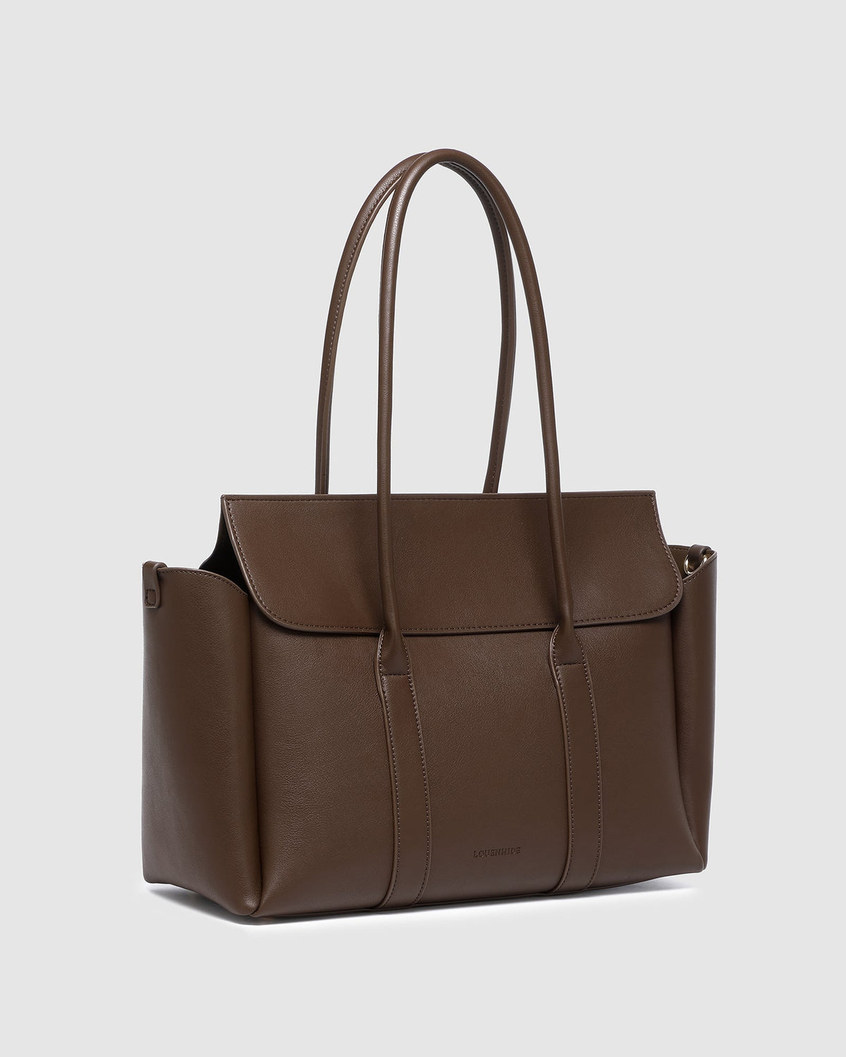 LOUENHIDE_LEIGHTON TOTE BAG CHOCOLATE _ LEIGHTON TOTE BAG CHOCOLATE _ Ebony Boutique NZ