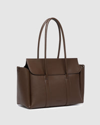 LOUENHIDE_LEIGHTON TOTE BAG CHOCOLATE _ LEIGHTON TOTE BAG CHOCOLATE _ Ebony Boutique NZ