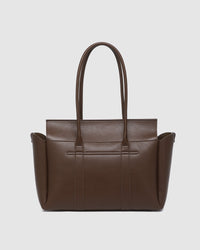LOUENHIDE_LEIGHTON TOTE BAG CHOCOLATE _ LEIGHTON TOTE BAG CHOCOLATE _ Ebony Boutique NZ