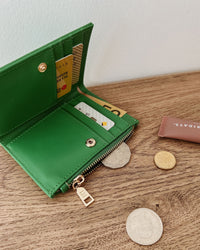 LOUENHIDE_LILY WALLET APPLE GREEN _ LILY WALLET APPLE GREEN _ Ebony Boutique NZ