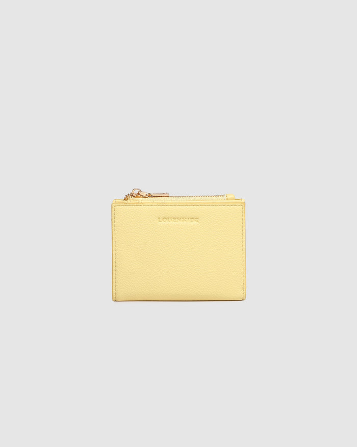 LOUENHIDE_LILY WALLET BUTTER YELLOW _ LILY WALLET BUTTER YELLOW _ Ebony Boutique NZ