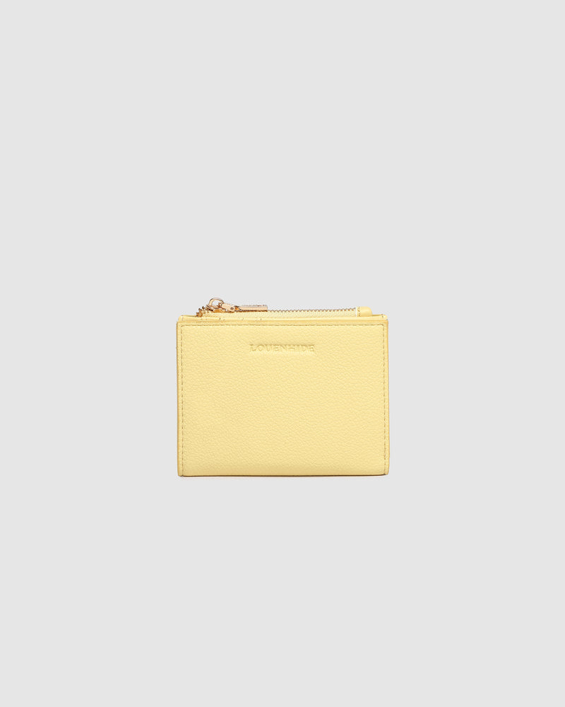 LOUENHIDE_LILY WALLET BUTTER YELLOW _ LILY WALLET BUTTER YELLOW _ Ebony Boutique NZ