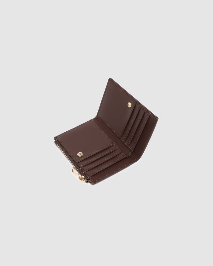 LOUENHIDE_LILY WALLET CHOCOLATE _ LILY WALLET CHOCOLATE _ Ebony Boutique NZ