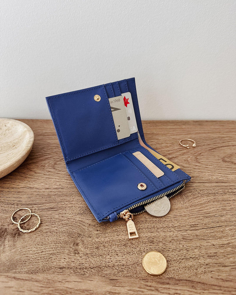 LOUENHIDE_LILY WALLET OCEAN BLUE _ LILY WALLET OCEAN BLUE _ Ebony Boutique NZ