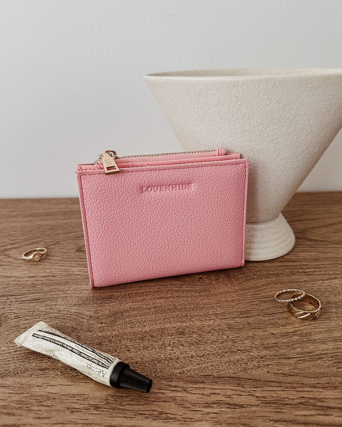 LOUENHIDE_LILY WALLET PINK _ LILY WALLET PINK _ Ebony Boutique NZ