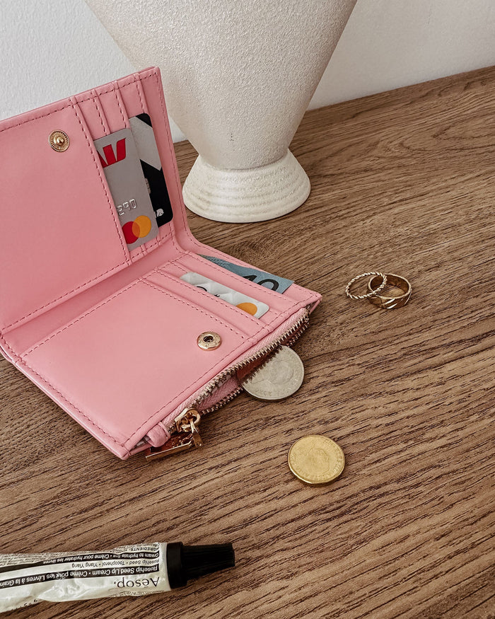 LOUENHIDE_LILY WALLET PINK _ LILY WALLET PINK _ Ebony Boutique NZ