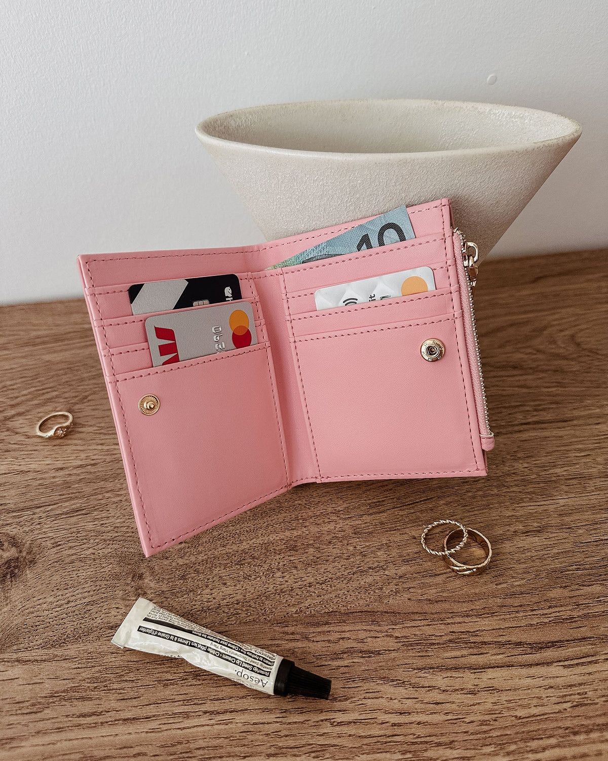 LOUENHIDE_LILY WALLET PINK _ LILY WALLET PINK _ Ebony Boutique NZ