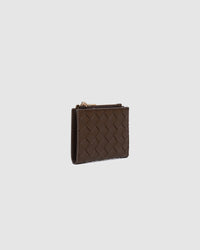 LOUENHIDE_LILY WALLET WOVEN CHOCOLATE _ LILY WALLET WOVEN CHOCOLATE _ Ebony Boutique NZ