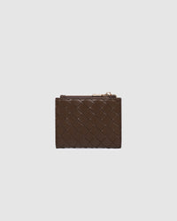 LOUENHIDE_LILY WALLET WOVEN CHOCOLATE _ LILY WALLET WOVEN CHOCOLATE _ Ebony Boutique NZ