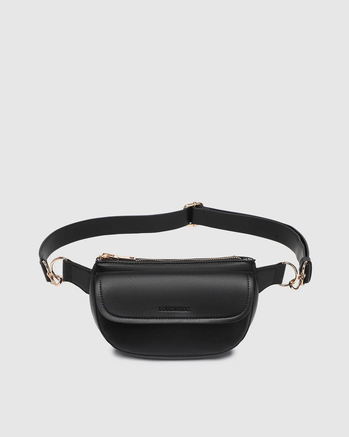 LOLA BELT BAG BLACK_by_LOUENHIDE_women's_in_New Zealand_ LOLA BELT BAG BLACK _