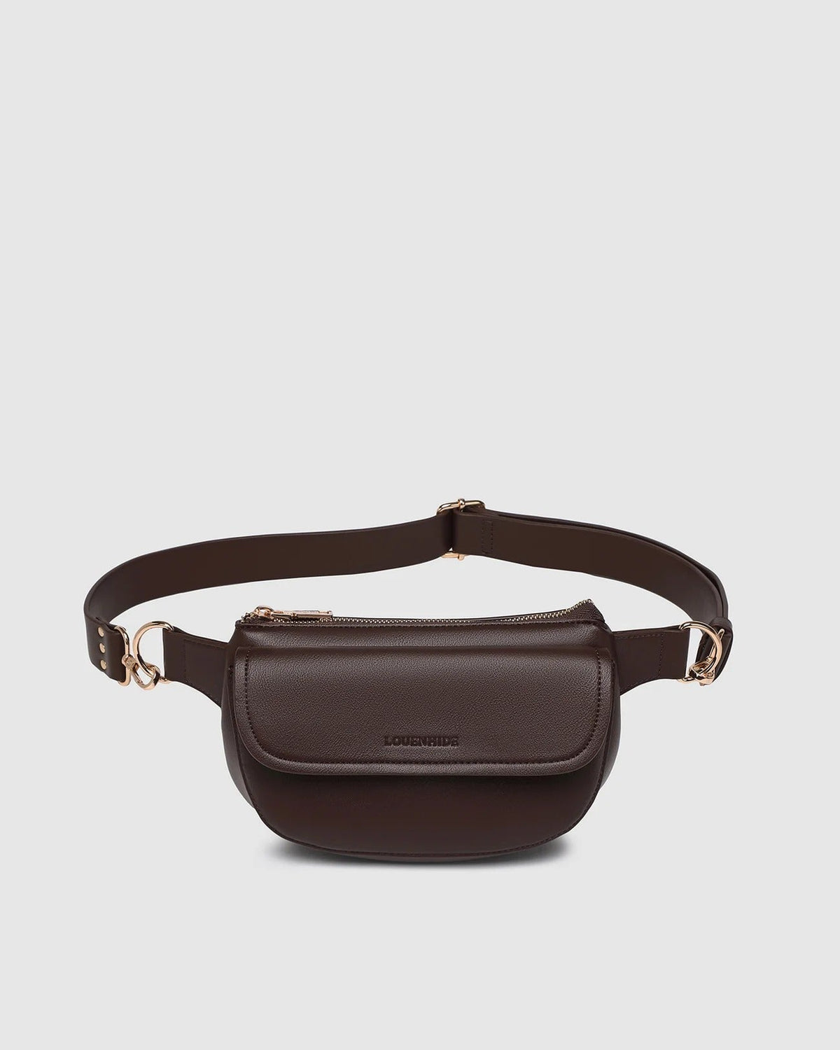 LOLA BELT BAG CHOCOLATE_by_LOUENHIDE_women's_in_New Zealand_ LOLA BELT BAG CHOCOLATE _