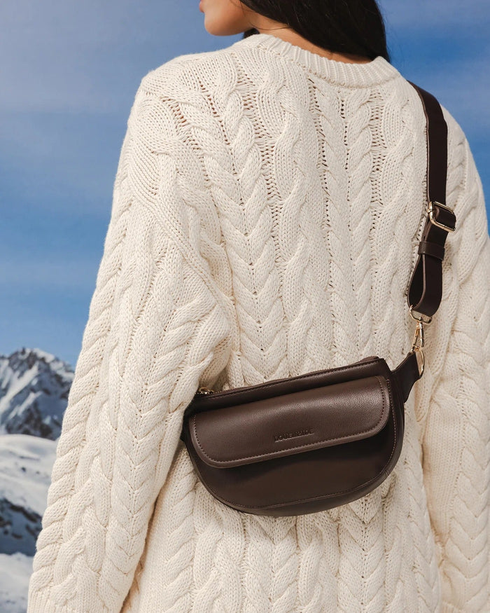 LOLA BELT BAG CHOCOLATE_by_LOUENHIDE_women's_in_New Zealand_ LOLA BELT BAG CHOCOLATE _