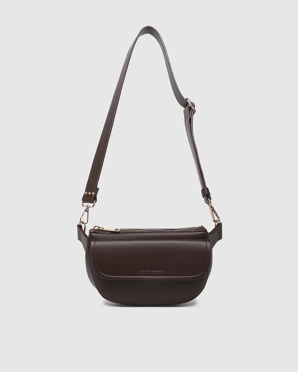 LOLA BELT BAG CHOCOLATE_by_LOUENHIDE_women's_in_New Zealand_ LOLA BELT BAG CHOCOLATE _