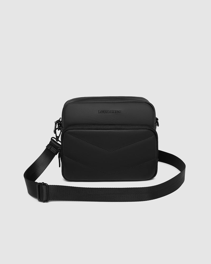 LOUENHIDE_LONDON CAMERA CROSSBODY BAG BLACK _ LONDON CAMERA CROSSBODY BAG BLACK _ Ebony Boutique NZ