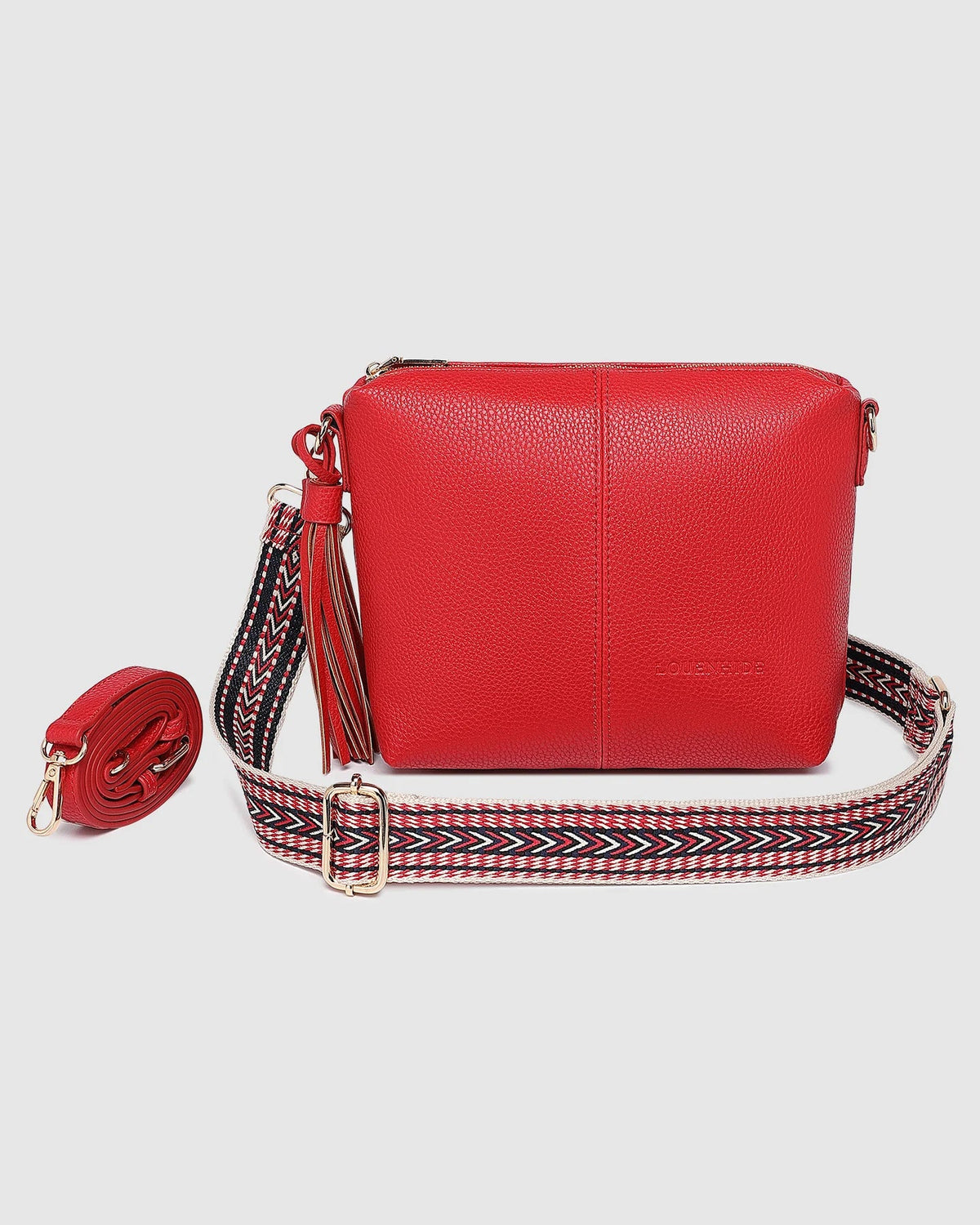 LOUENHIDE_LOUENHIDE KASEY CROSSBODY BAG RED _ LOUENHIDE KASEY CROSSBODY BAG RED _ Ebony Boutique NZ