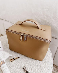 LOUENHIDE_LOUENHIDE ORION COSMETIC CASE CAMEL LOU2740CAM _ LOUENHIDE ORION COSMETIC CASE CAMEL LOU2740CAM _ Ebony Boutique NZ