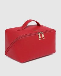 LOUENHIDE_LOUENHIDE ORION COSMETIC CASE RED LOU2740RED _ LOUENHIDE ORION COSMETIC CASE RED LOU2740RED _ Ebony Boutique NZ