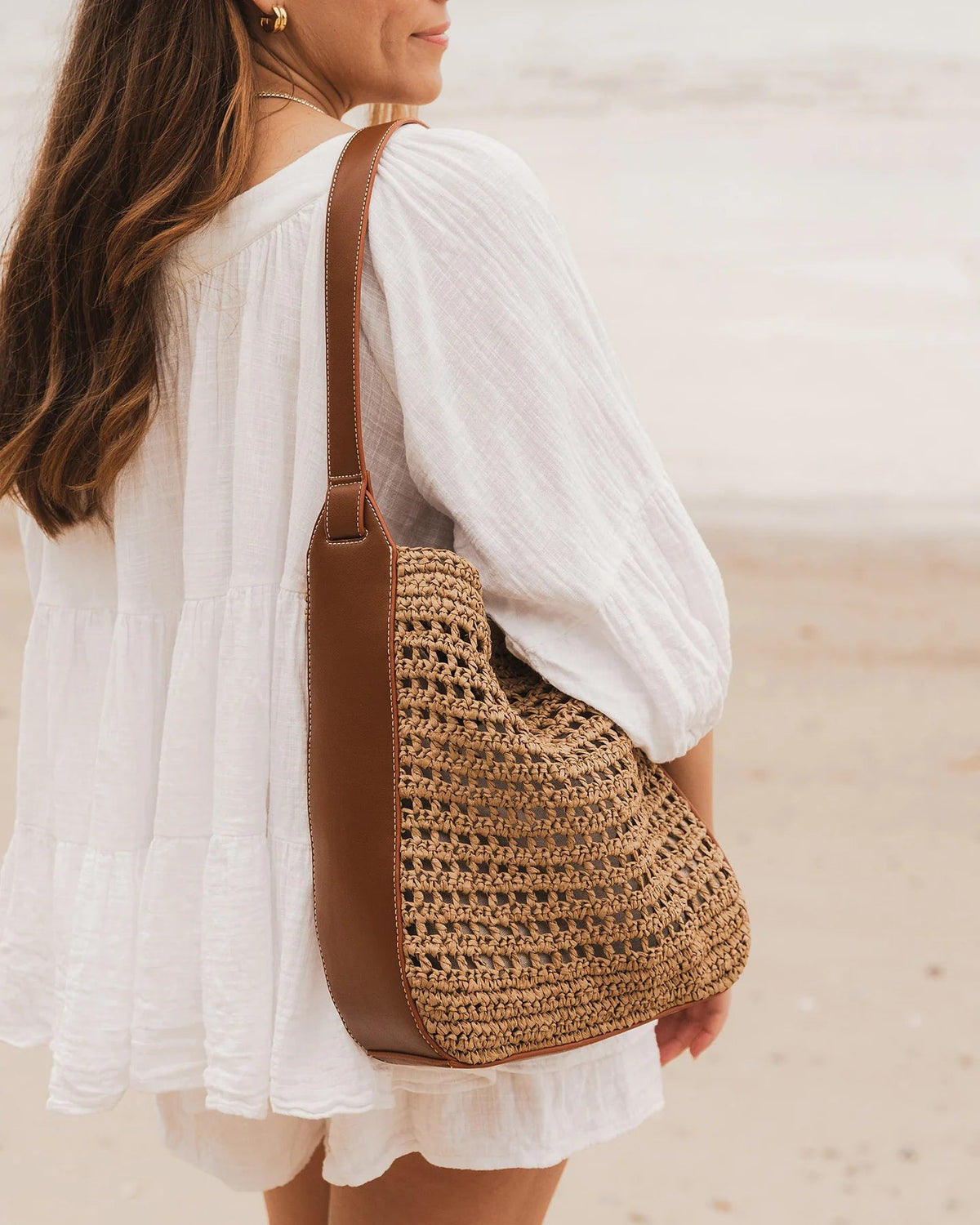 LOUENHIDE_LOUISA SHOULDER BAG NATURAL TAN _ LOUISA SHOULDER BAG NATURAL TAN _ Ebony Boutique NZ