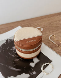 LOUENHIDE_LOZ JEWELLERY BOX CANVAS TAN _ LOZ JEWELLERY BOX CANVAS TAN _ Ebony Boutique NZ