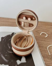 LOUENHIDE_LOZ JEWELLERY BOX CANVAS TAN _ LOZ JEWELLERY BOX CANVAS TAN _ Ebony Boutique NZ